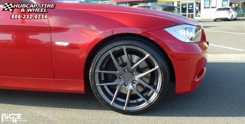 vehicle gallery/bmw 335i niche targa m129 19x85  Anthracite wheels and rims