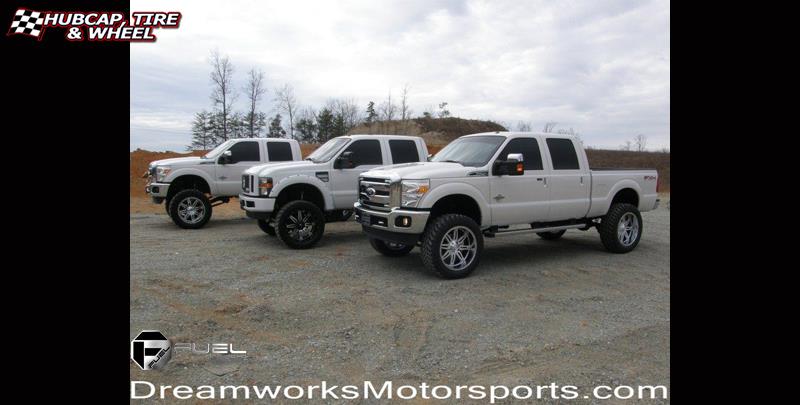 vehicle gallery/ford f 350 fuel hostage d530 0X0  Chrome wheels and rims