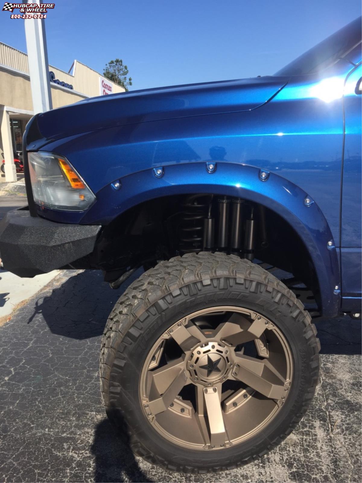 vehicle gallery/ram 2500 xd series xd811 rockstar 2  Bronze wheels and rims