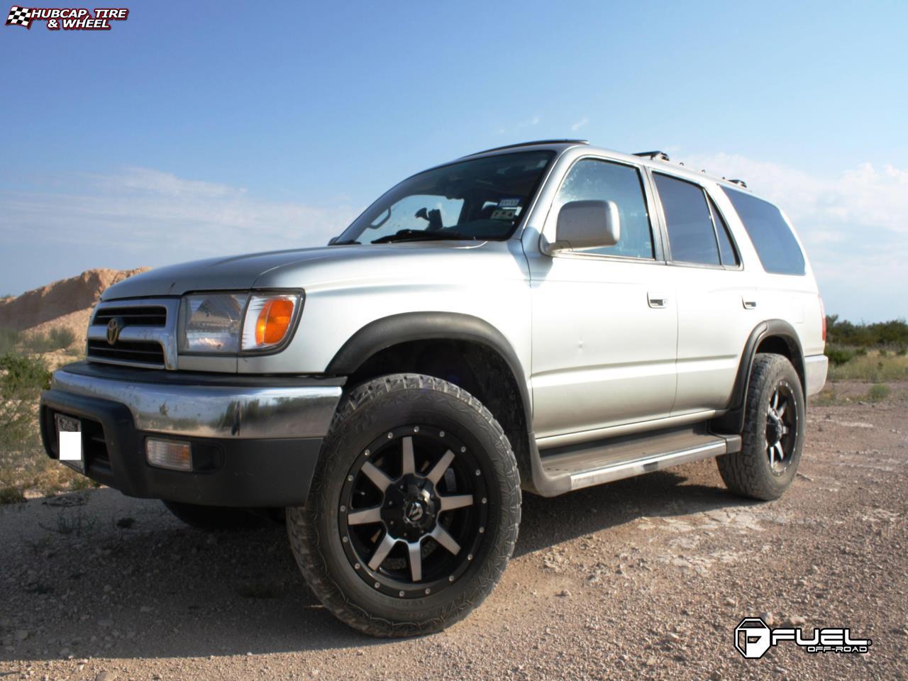 vehicle gallery/toyota 4 runner fuel maverick d261 0X0  Black & Machined wheels and rims