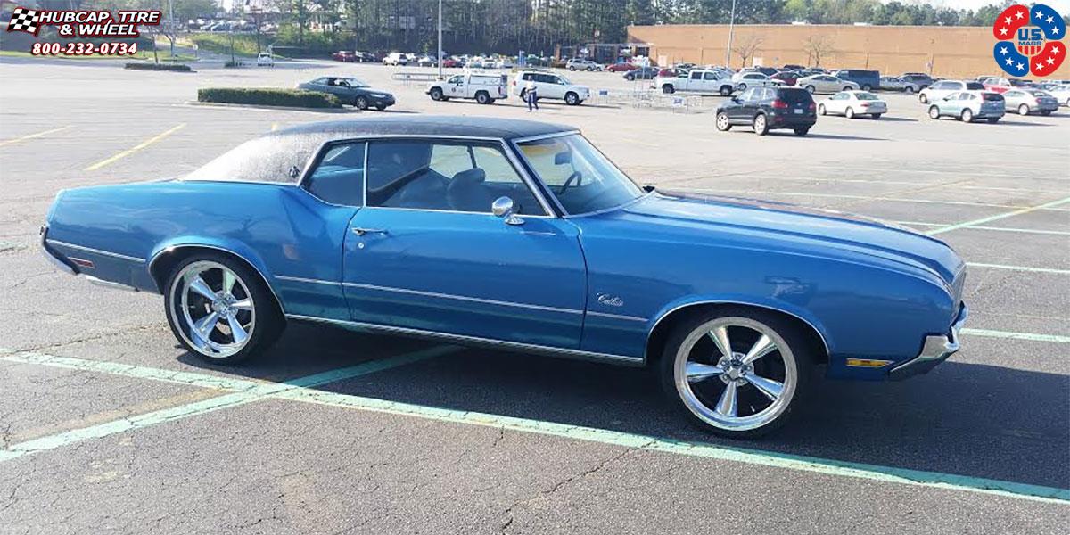 vehicle gallery/oldsmobile cutlass supreme us mags standard u104 20X8  Chrome wheels and rims