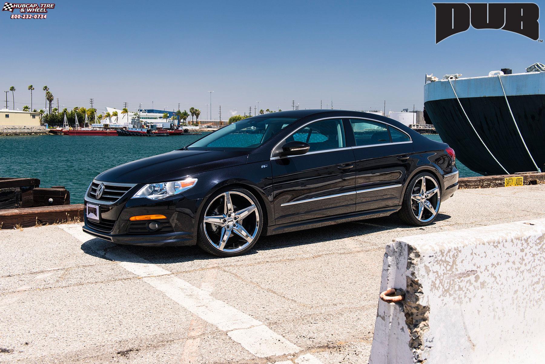 vehicle gallery/volkswagen cc dub lace s118 20X8.5  PVD Chrome wheels and rims