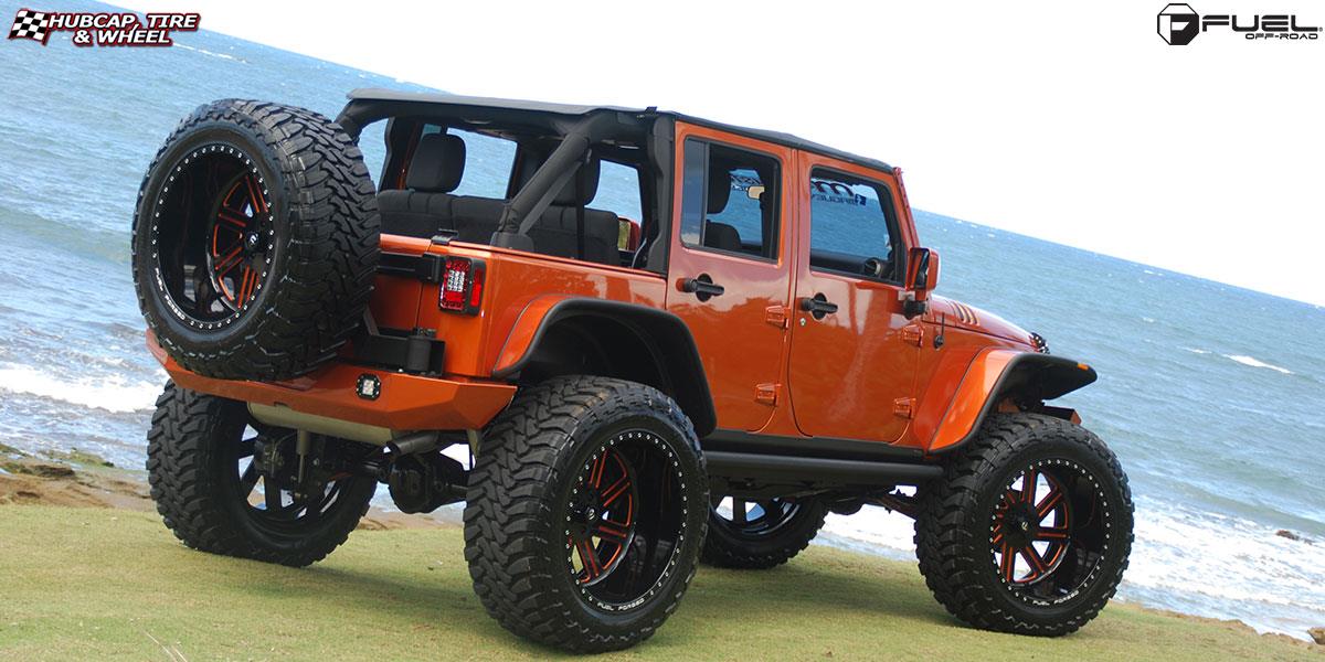 vehicle gallery/jeep wrangler fuel forged ff07 0X0  Polished or Custom Painted wheels and rims