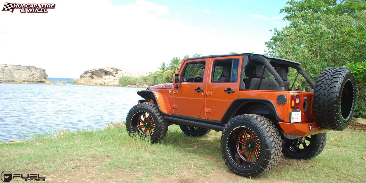 vehicle gallery/jeep wrangler fuel forged ff07 0X0  Polished or Custom Painted wheels and rims