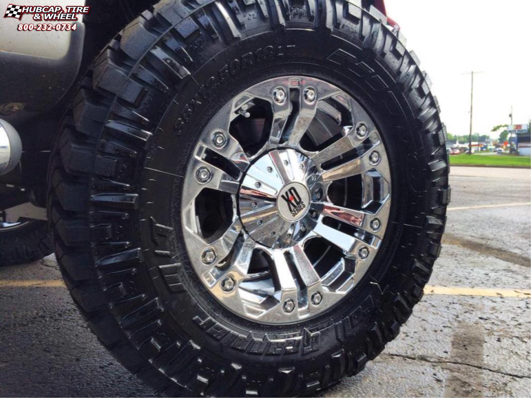 vehicle gallery/ford f 150 xd series xd778 monster x  Chrome wheels and rims