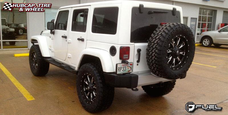 vehicle gallery/jeep wrangler fuel throttle d513 0X0  Matte Black & Milled wheels and rims