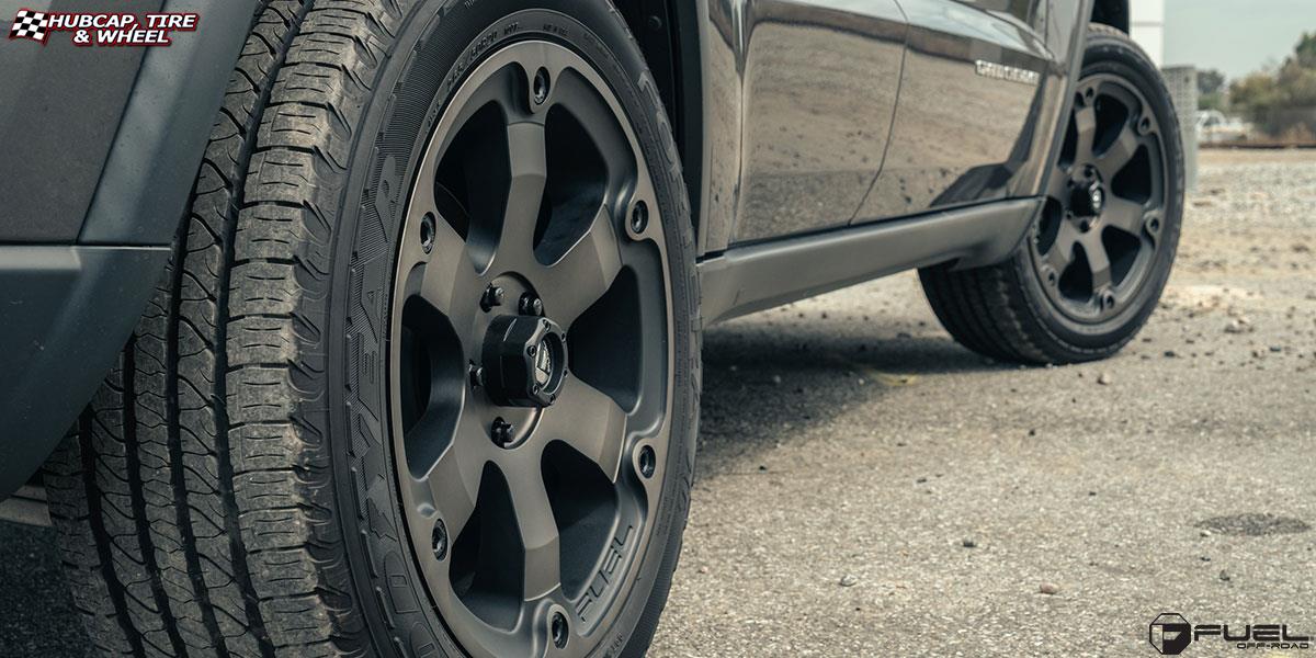 vehicle gallery/jeep grand cherokee fuel beast d564 20X9  Black & Machined with Dark Tint wheels and rims