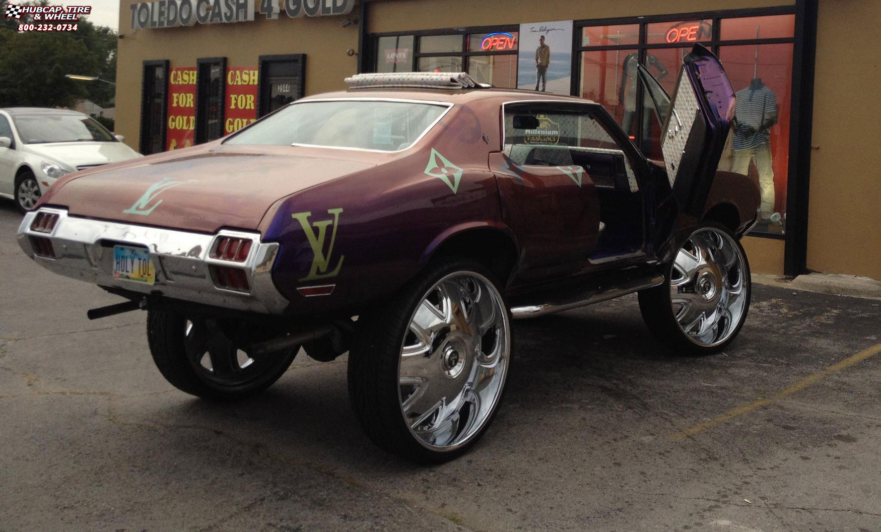 vehicle gallery/oldsmobile cutlass dub bandito s136  Chrome wheels and rims