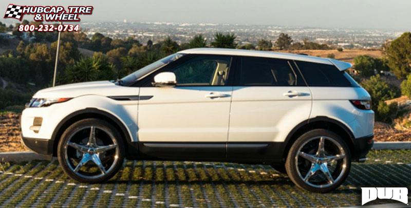 vehicle gallery/land rover evoque dub rio 5 s112 22X9  Chrome wheels and rims