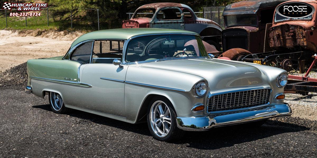 vehicle gallery/1955 chevrolet bel air foose knuckle f099 17X7  Textured Gray w/ Diamond Cut Lip wheels and rims