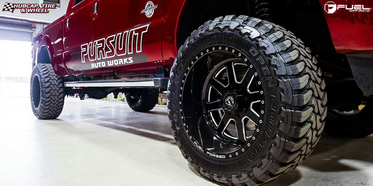 vehicle gallery/ford f 350 fuel forged ff09 22X12  Polished or Custom Painted wheels and rims