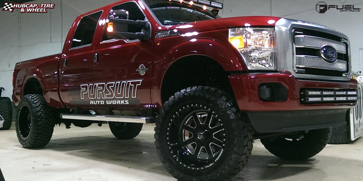 vehicle gallery/ford f 350 fuel forged ff09 22X12  Polished or Custom Painted wheels and rims