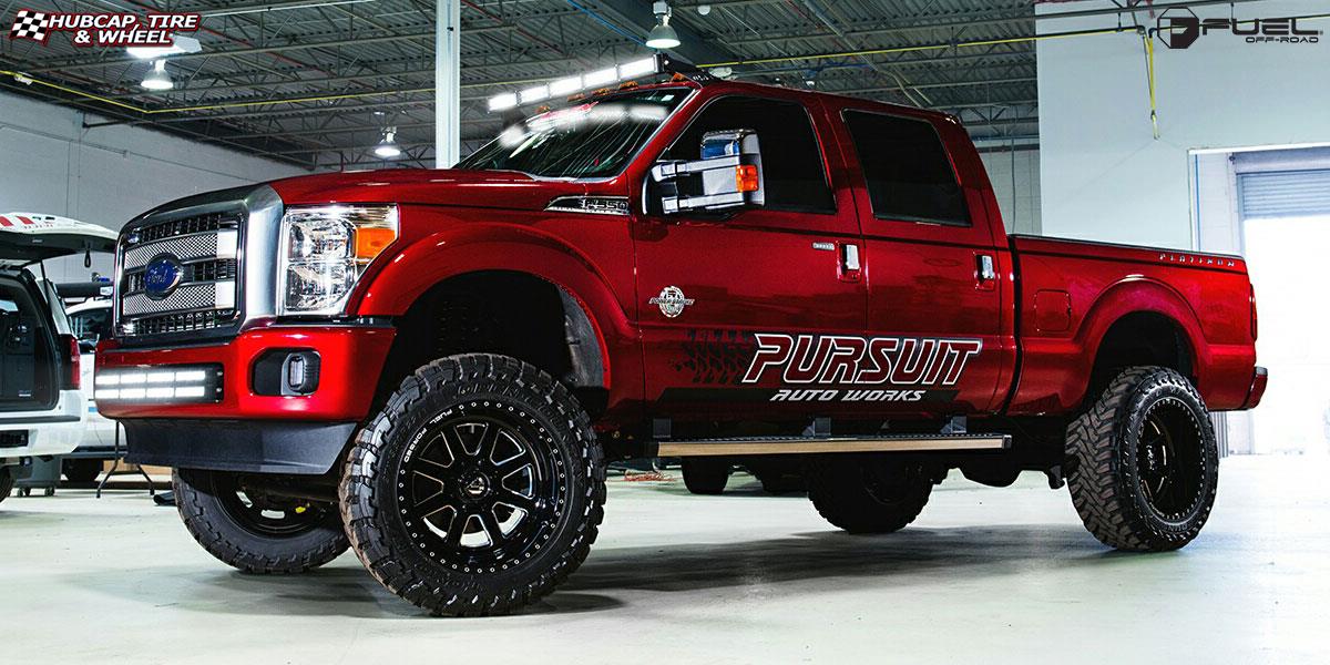 vehicle gallery/ford f 350 fuel forged ff09 22X12  Polished or Custom Painted wheels and rims