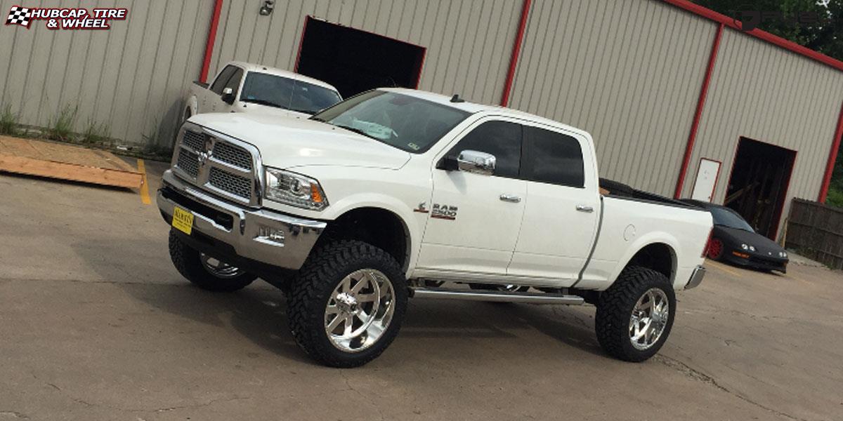 vehicle gallery/ram 2500 fuel forged ff02 24X12  Polished or Custom Painted wheels and rims