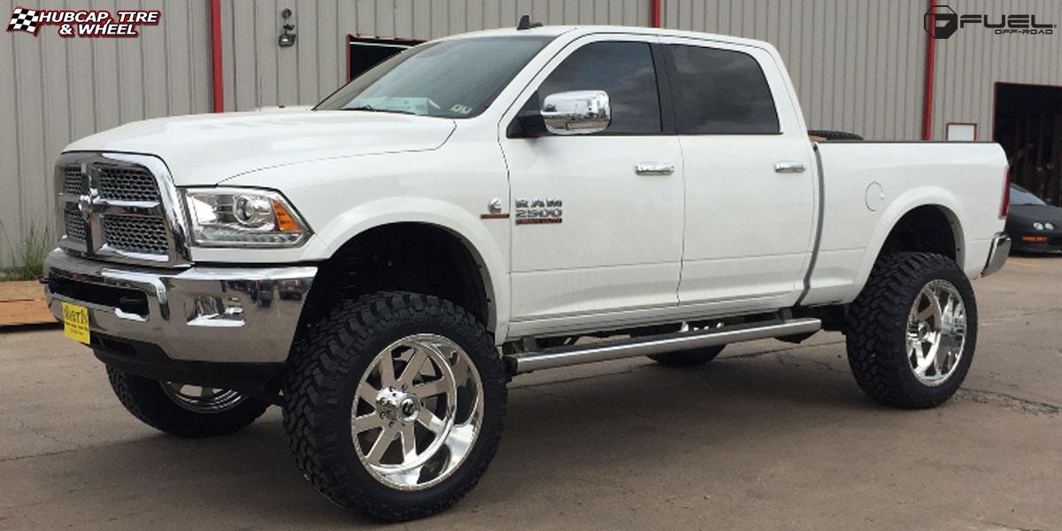 vehicle gallery/ram 2500 fuel forged ff02 24X12  Polished or Custom Painted wheels and rims