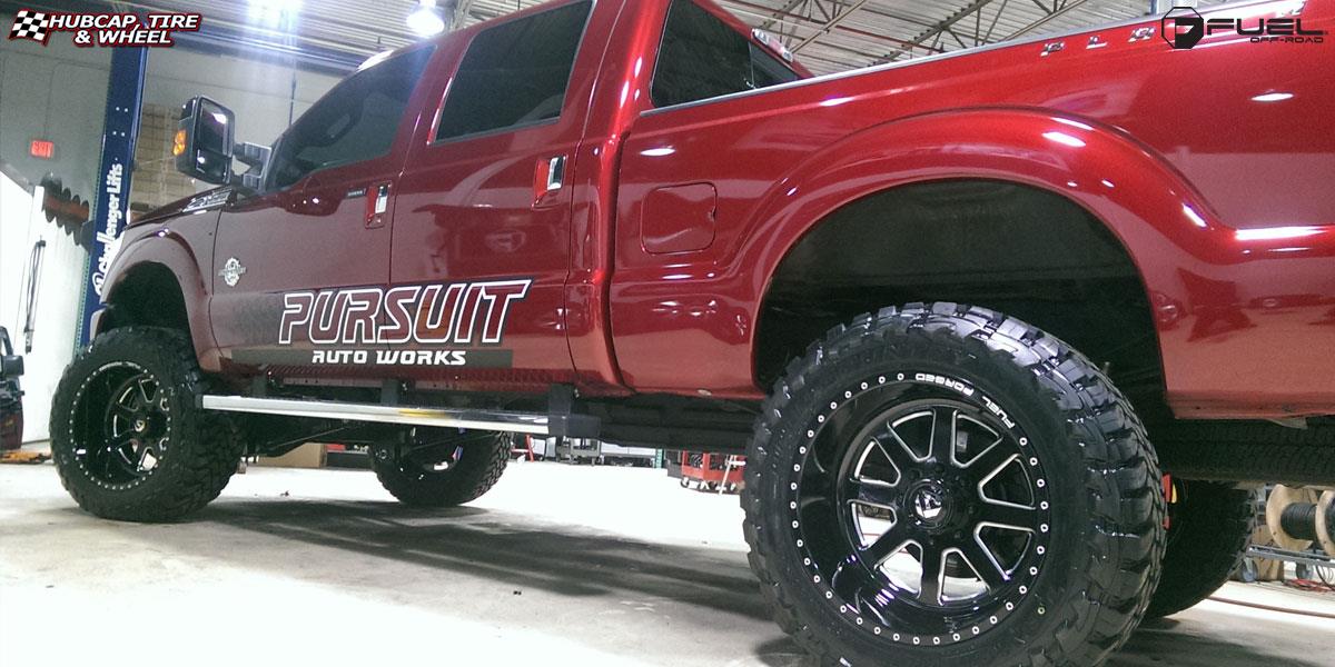 vehicle gallery/ford f 350 fuel forged ff09 22X12  Polished or Custom Painted wheels and rims