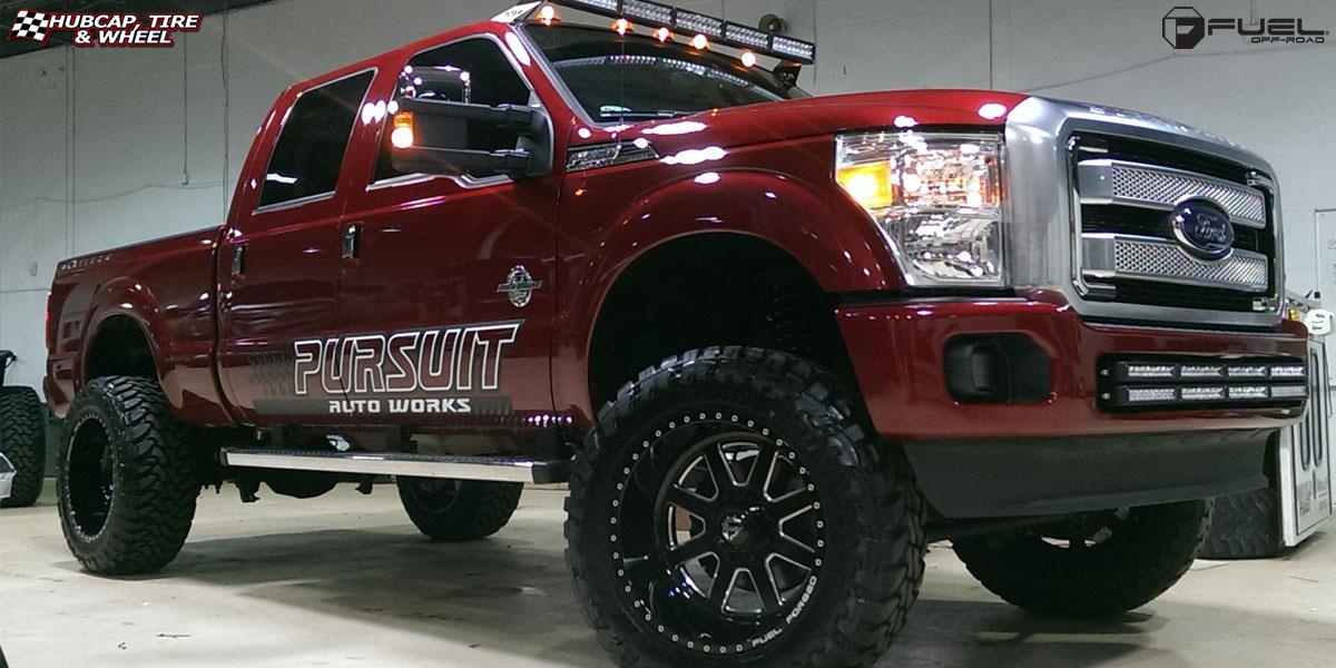 vehicle gallery/ford f 350 fuel forged ff09 22X12  Polished or Custom Painted wheels and rims