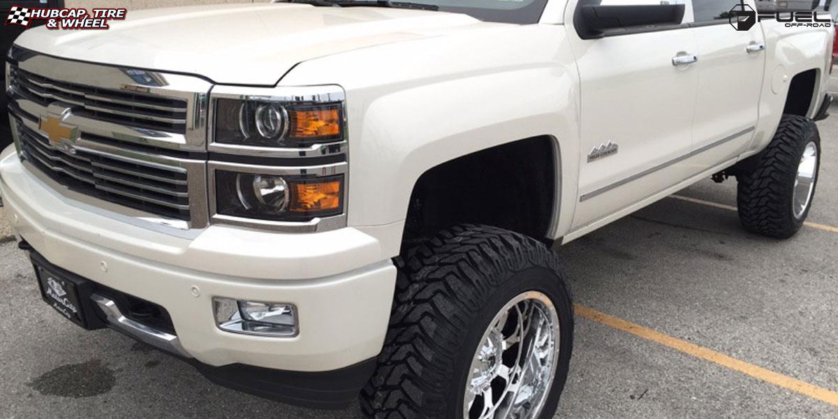 vehicle gallery/chevrolet silverado fuel krank d516 20X12  Chrome wheels and rims