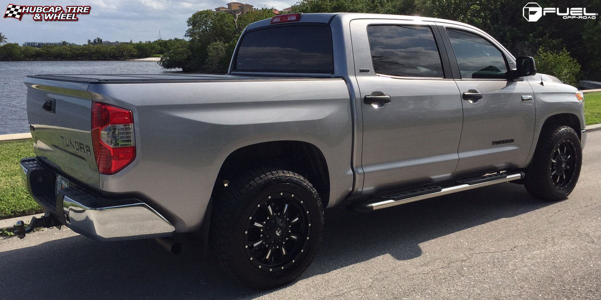 vehicle gallery/toyota tundra fuel krank d517 20X9 Matte Black & Milled wheels and rims