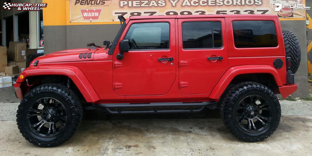 vehicle gallery/jeep wrangler fuel vapor d569 20X10  Black & Machined with Dark Tint wheels and rims