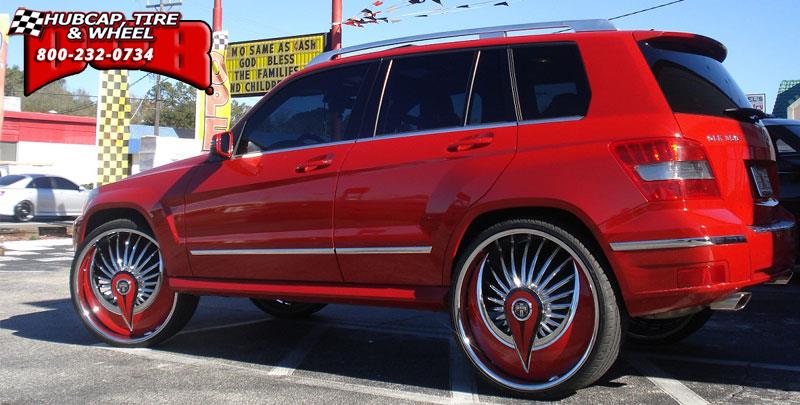 vehicle gallery/mercedes benz glk dub s602 azzmacka  Chrome, Custom Finish Available wheels and rims