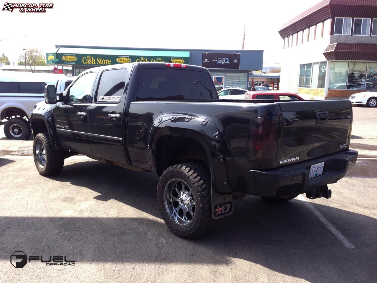 vehicle gallery/gmc denali fuel krank d517 20X10  Matte Black & Milled wheels and rims