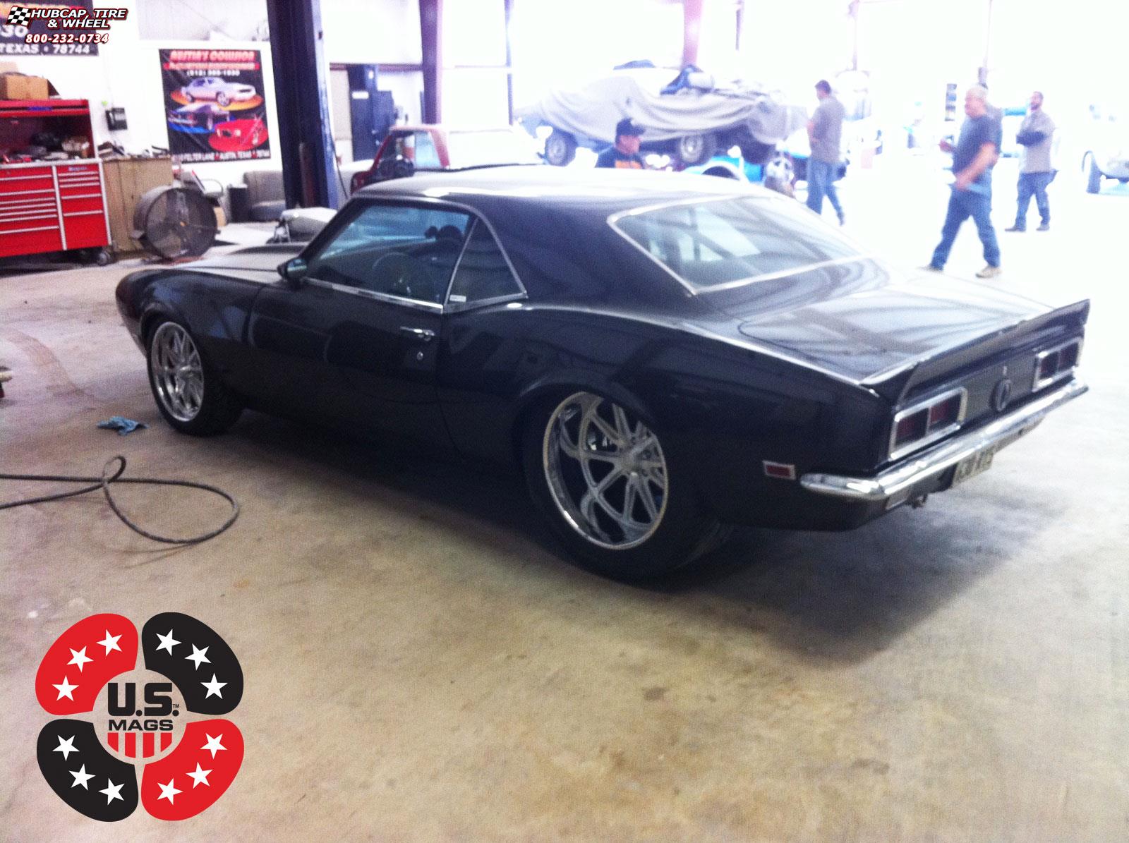 vehicle gallery/chevrolet camaro us mags rambler u425 0X0  Brushed Face, Hi Luster Windows wheels and rims