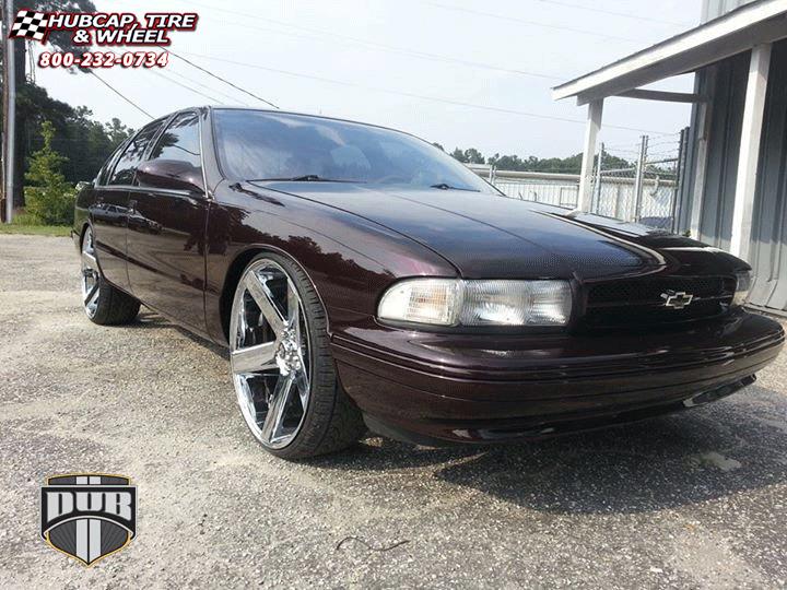 vehicle gallery/chevrolet impala dub baller s115  Chrome wheels and rims