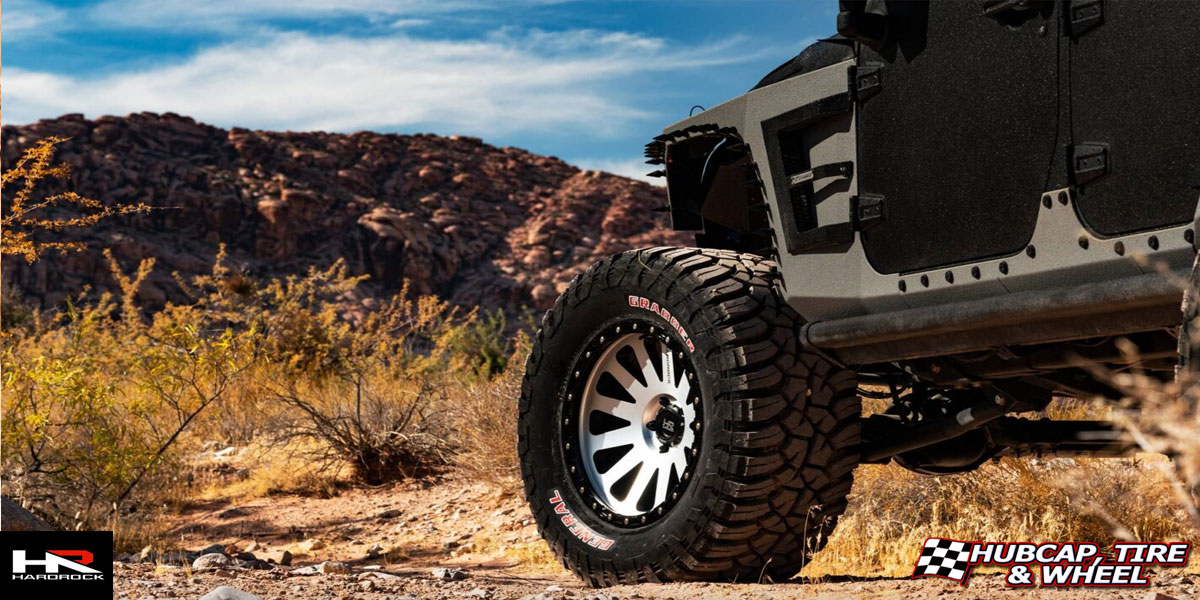 2020 jeep wrangler jk hardrock offroad h102 black machined face 20x9 custom aftermarket  Gloss Black Machined Face wheels and rims