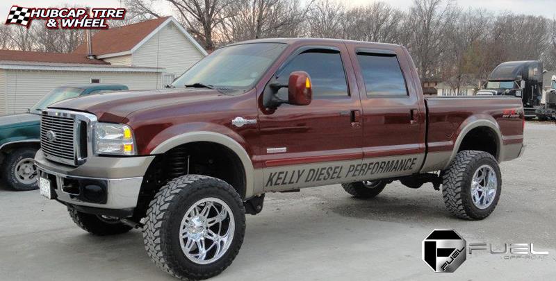 vehicle gallery/ford f 350 fuel hostage d530 0X0  Chrome wheels and rims