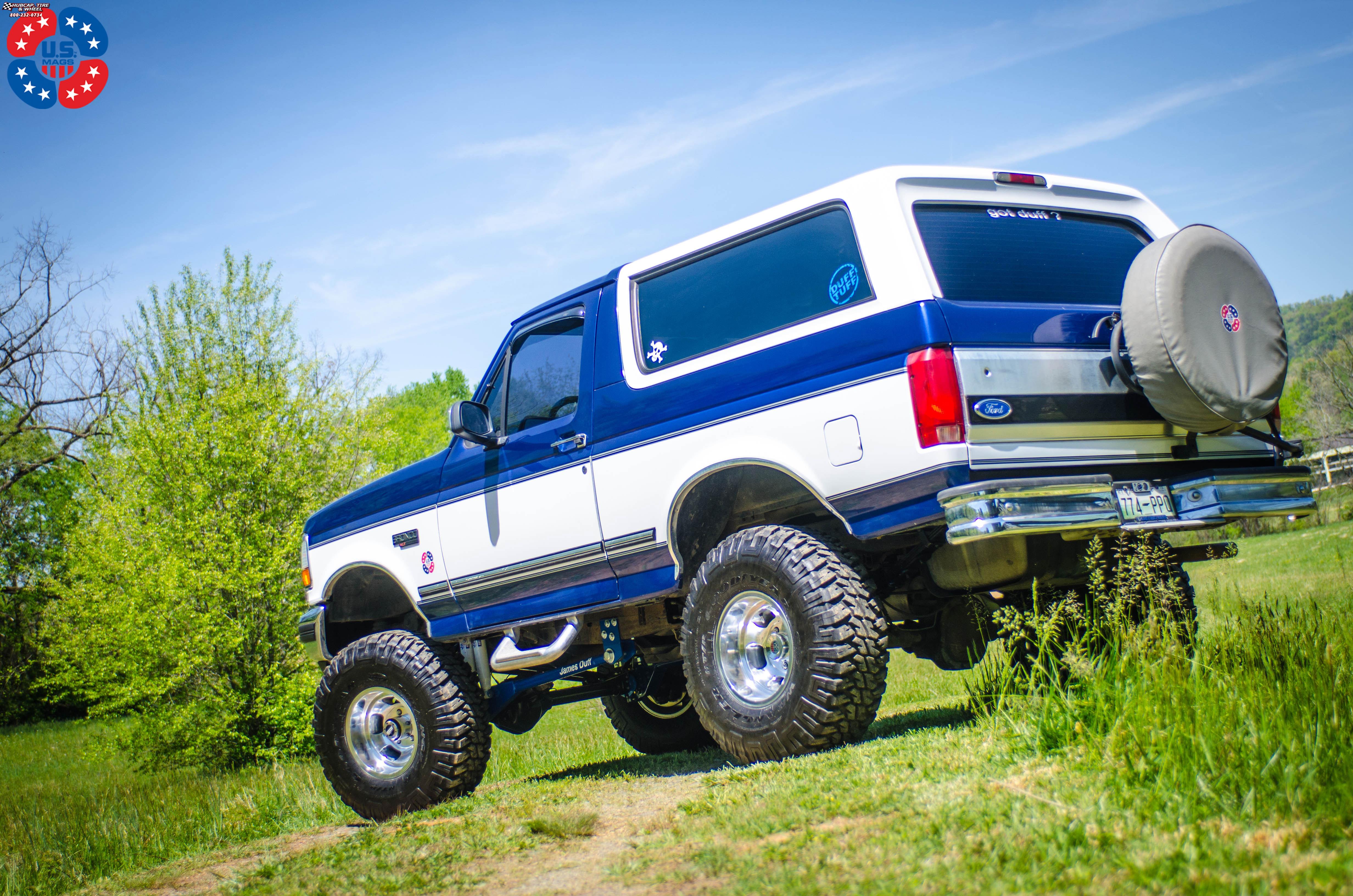 vehicle gallery/ford bronco us mags indy u101 truck 15X10  Polished wheels and rims