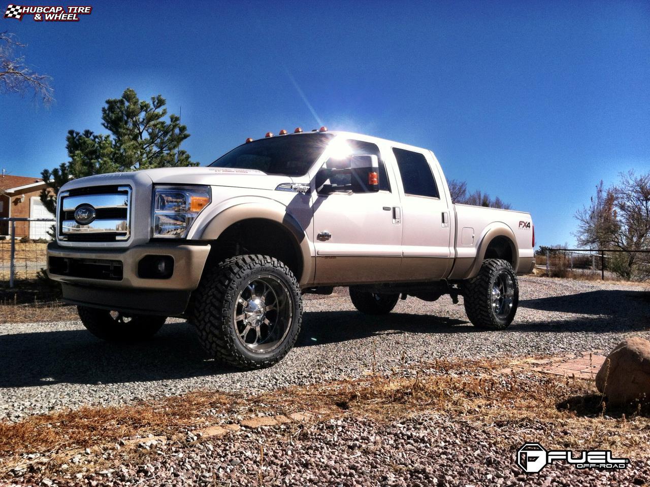 vehicle gallery/ford f 250 fuel krank d516 0X0  Chrome wheels and rims