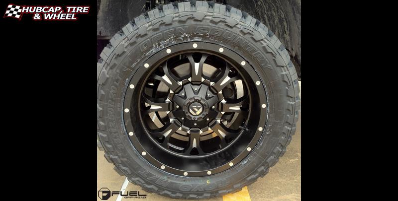 vehicle gallery/ford f 150 fuel krank d517 0X0  Matte Black & Milled wheels and rims