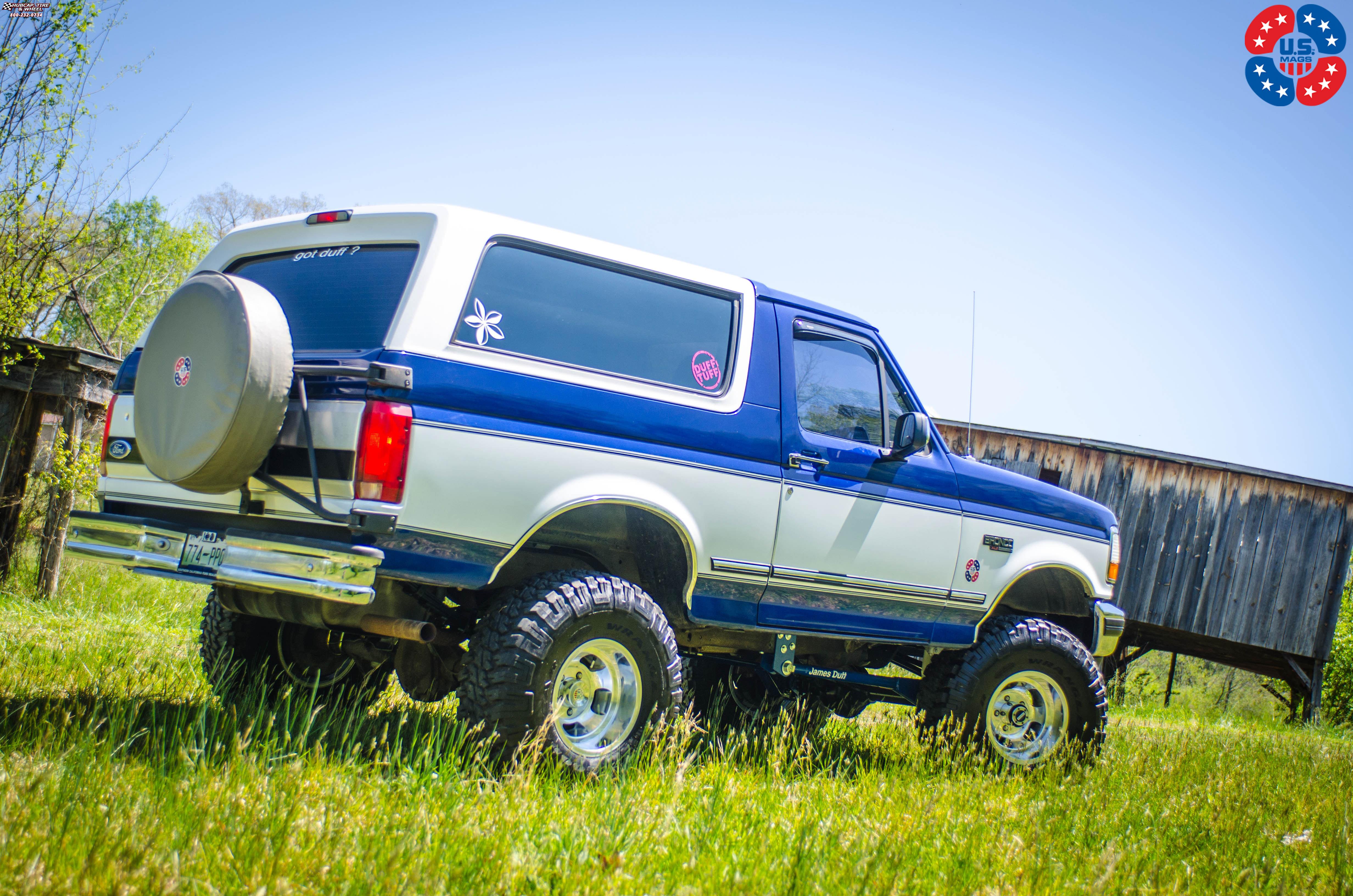 vehicle gallery/ford bronco us mags indy u101 truck 15X10  Polished wheels and rims