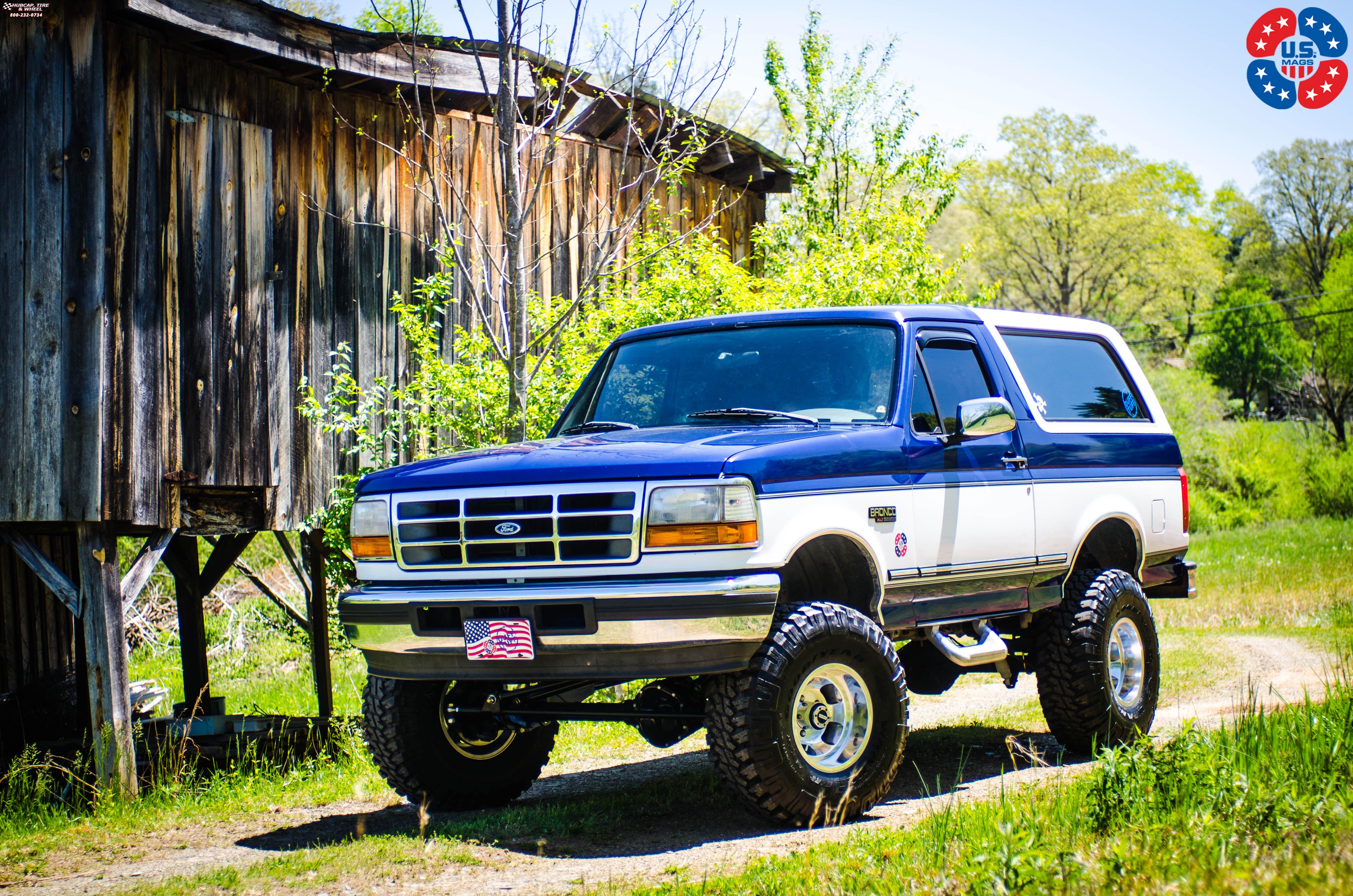 vehicle gallery/ford bronco us mags indy u101 truck 15X10  Polished wheels and rims