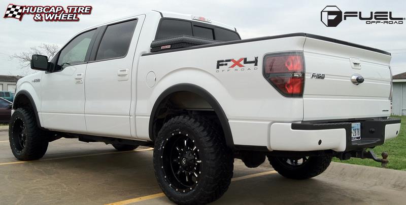 vehicle gallery/ford f 150 fuel krank d517 0X0  Matte Black & Milled wheels and rims