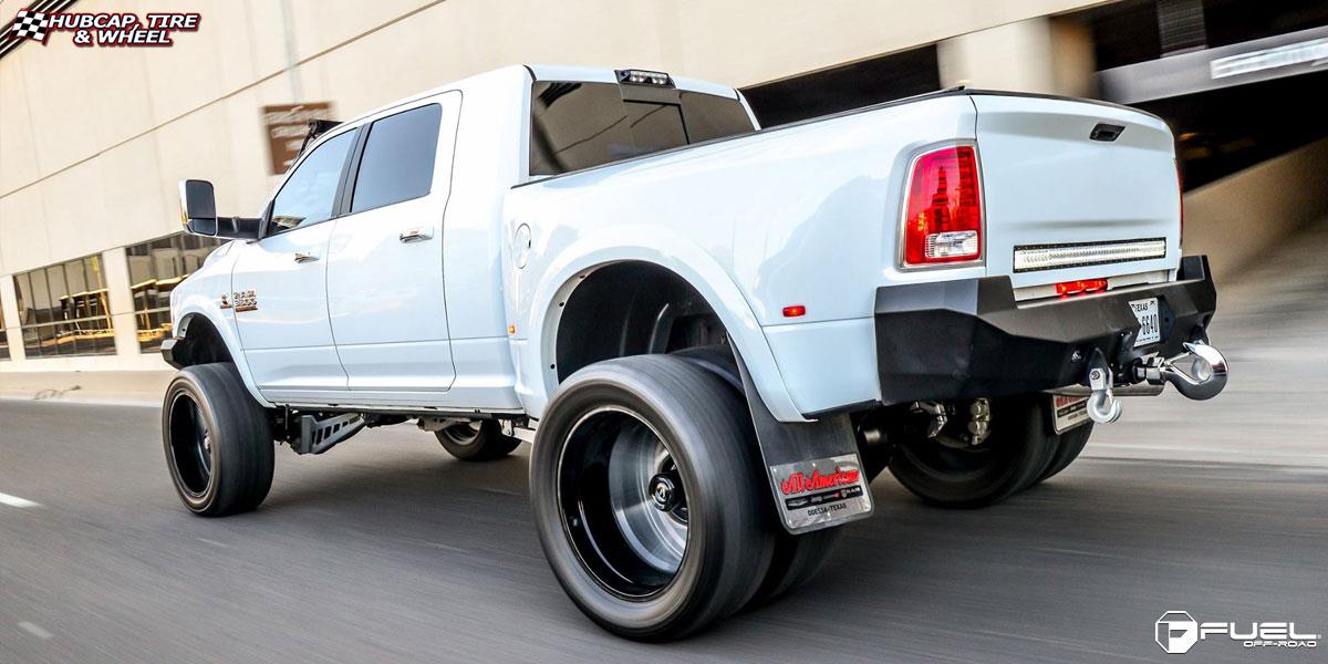 vehicle gallery/dodge ram 3500 fuel maverick dually d262 24X12 Custom wheels and rims