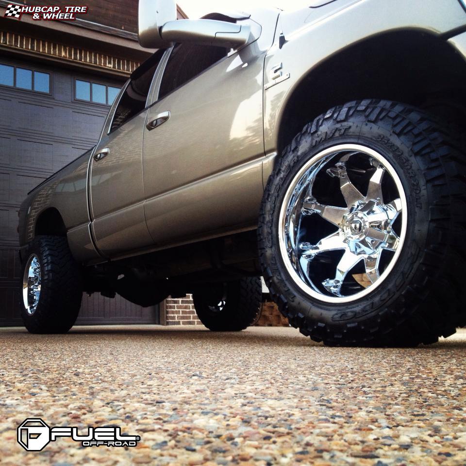 vehicle gallery/dodge ram 2500 fuel octane d508 0X0  Chrome wheels and rims