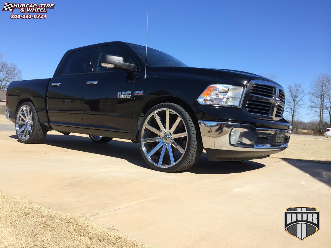 vehicle gallery/dodge ram 1500 dub shot calla s120 26X10  Chrome wheels and rims