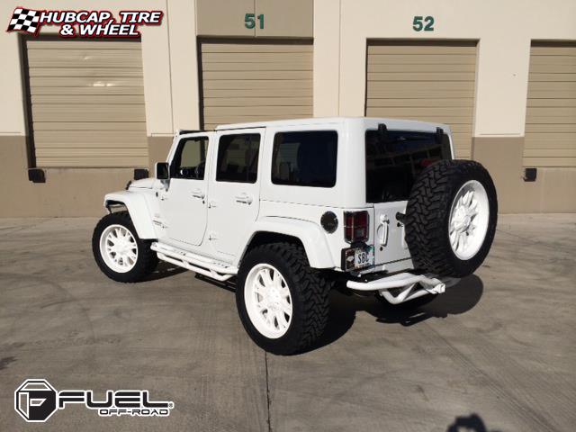 vehicle gallery/jeep wrangler fuel throttle d513 22X9 Matte Black & Milled wheels and rims