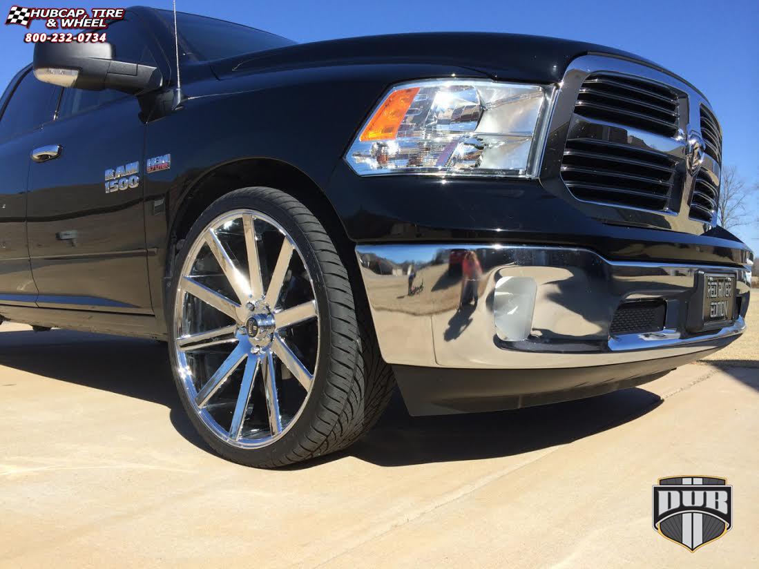 vehicle gallery/dodge ram 1500 dub shot calla s120 26X10  Chrome wheels and rims