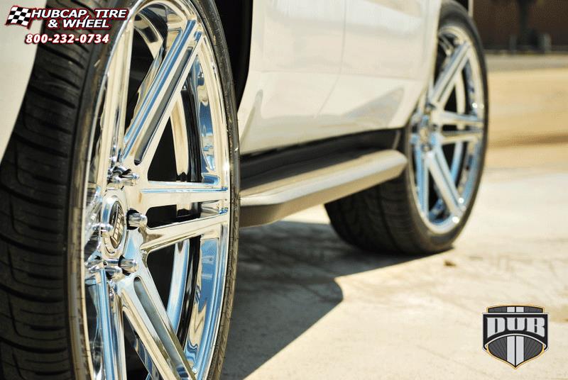 vehicle gallery/chevrolet tahoe dub skillz s122 24X10  Chrome wheels and rims