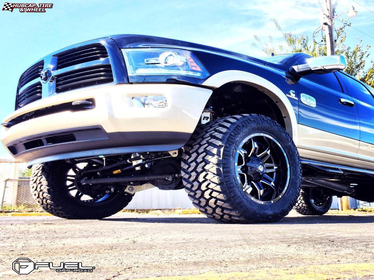 vehicle gallery/dodge ram fuel lethal d567 0X0  Black & Milled wheels and rims