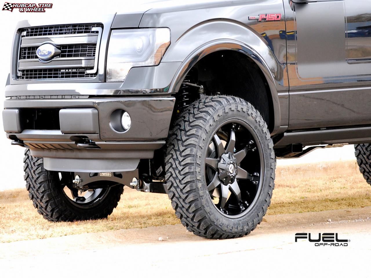 vehicle gallery/ford f 150 fuel octane d509 0X0  Matte Black wheels and rims