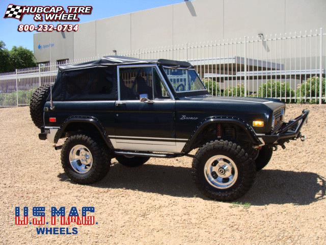 vehicle gallery/ford bronco us mags indy u101 truck 17X9  Polished wheels and rims