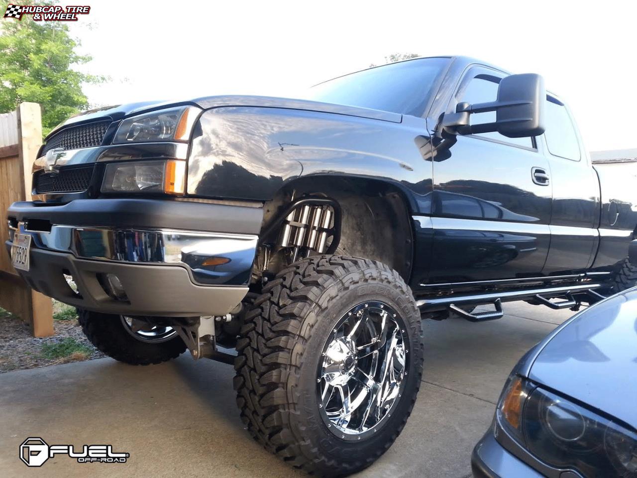 vehicle gallery/chevrolet silverado fuel maverick d536 0X0  Chrome wheels and rims