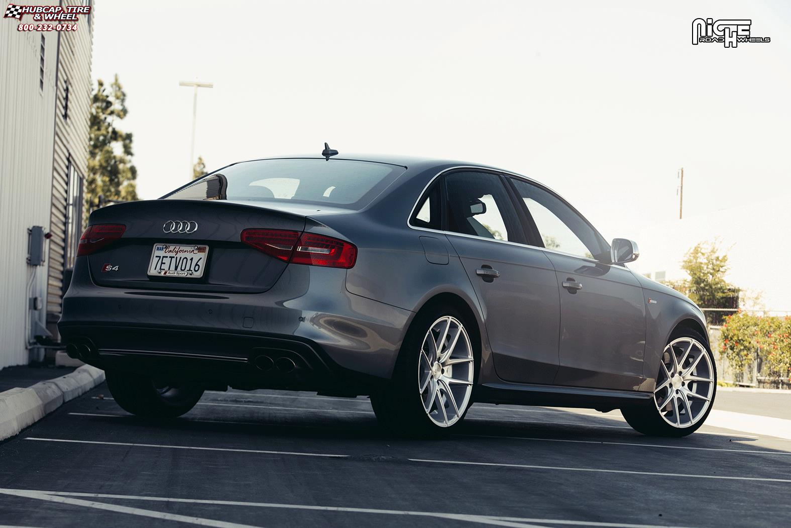 vehicle gallery/audi s4 niche targa m131 19x95  Silver & Machined wheels and rims