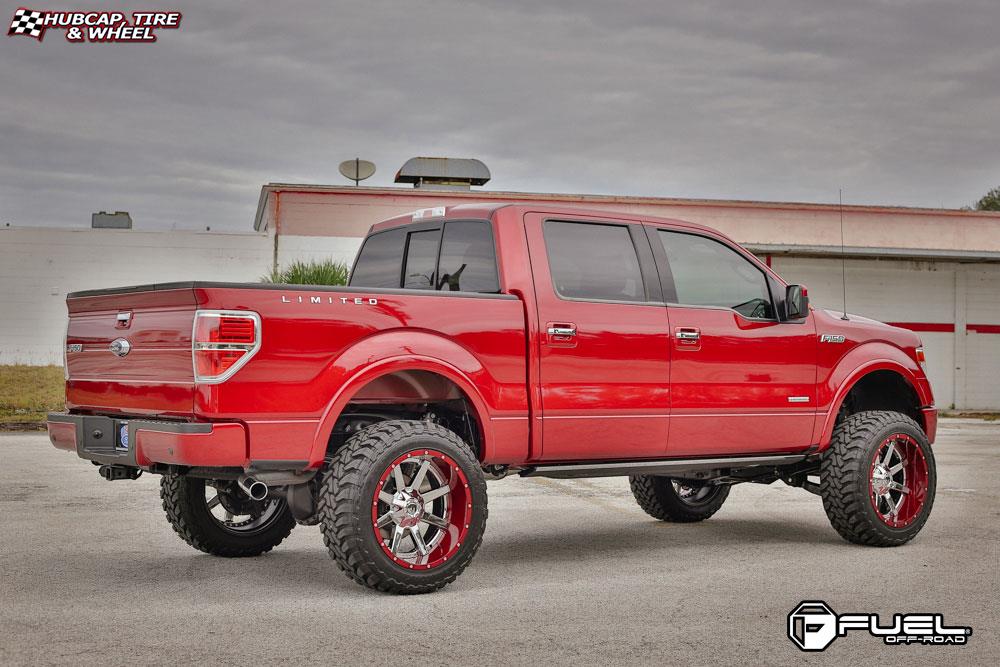 vehicle gallery/ford f 150 fuel maverick d260 0X0 Chrome with Gloss Black Lip wheels and rims