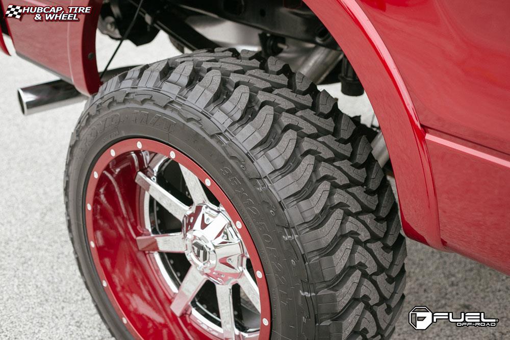 vehicle gallery/ford f 150 fuel maverick d260 0X0 Chrome with Gloss Black Lip wheels and rims