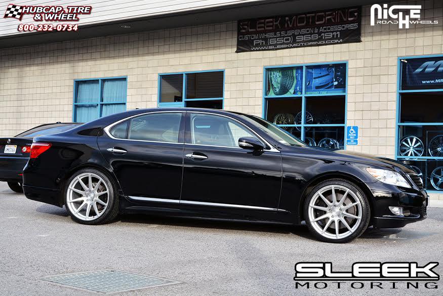 vehicle gallery/lexus ls460 niche essen m146  21x10.5 wheels and rims